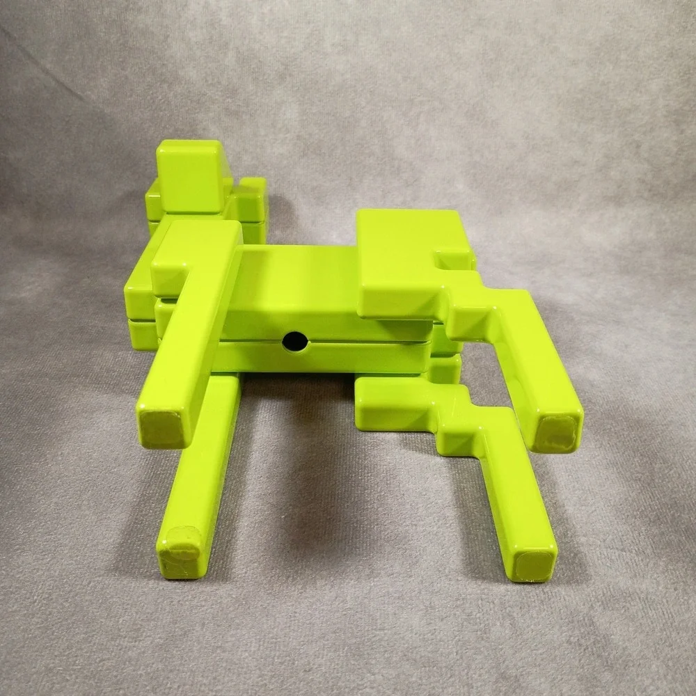 IKEA Monika Mulder Deer Figurine Green Metal Modern Geometric Decor
